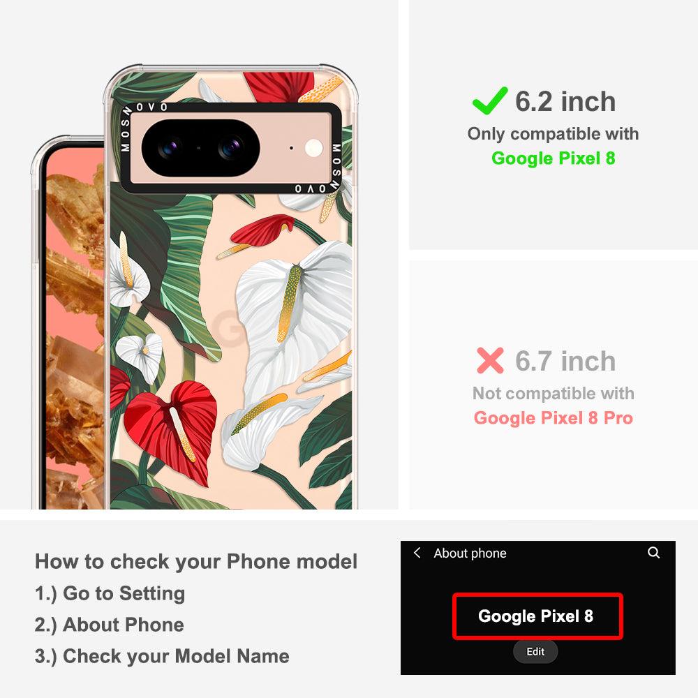 Anthurium Phone Case - Google Pixel 8 Case - MOSNOVO