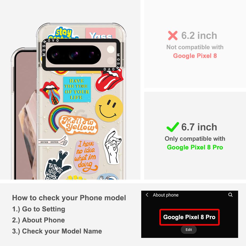 Pop Culture Phone Case - Google Pixel 8 Pro Case - MOSNOVO