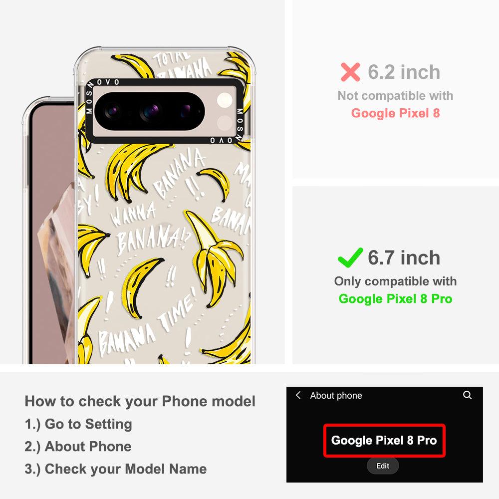 Banana Banana Phone Case - Google Pixel 8 Pro Case - MOSNOVO