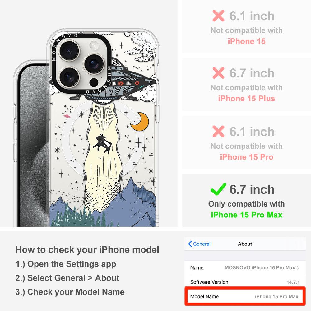 UFO Phone Case - iPhone 15 Pro Max Case - MOSNOVO