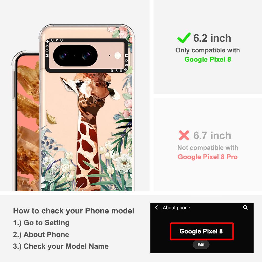 Giraffe In The Garden Phone Case - Google Pixel 8 Case - MOSNOVO