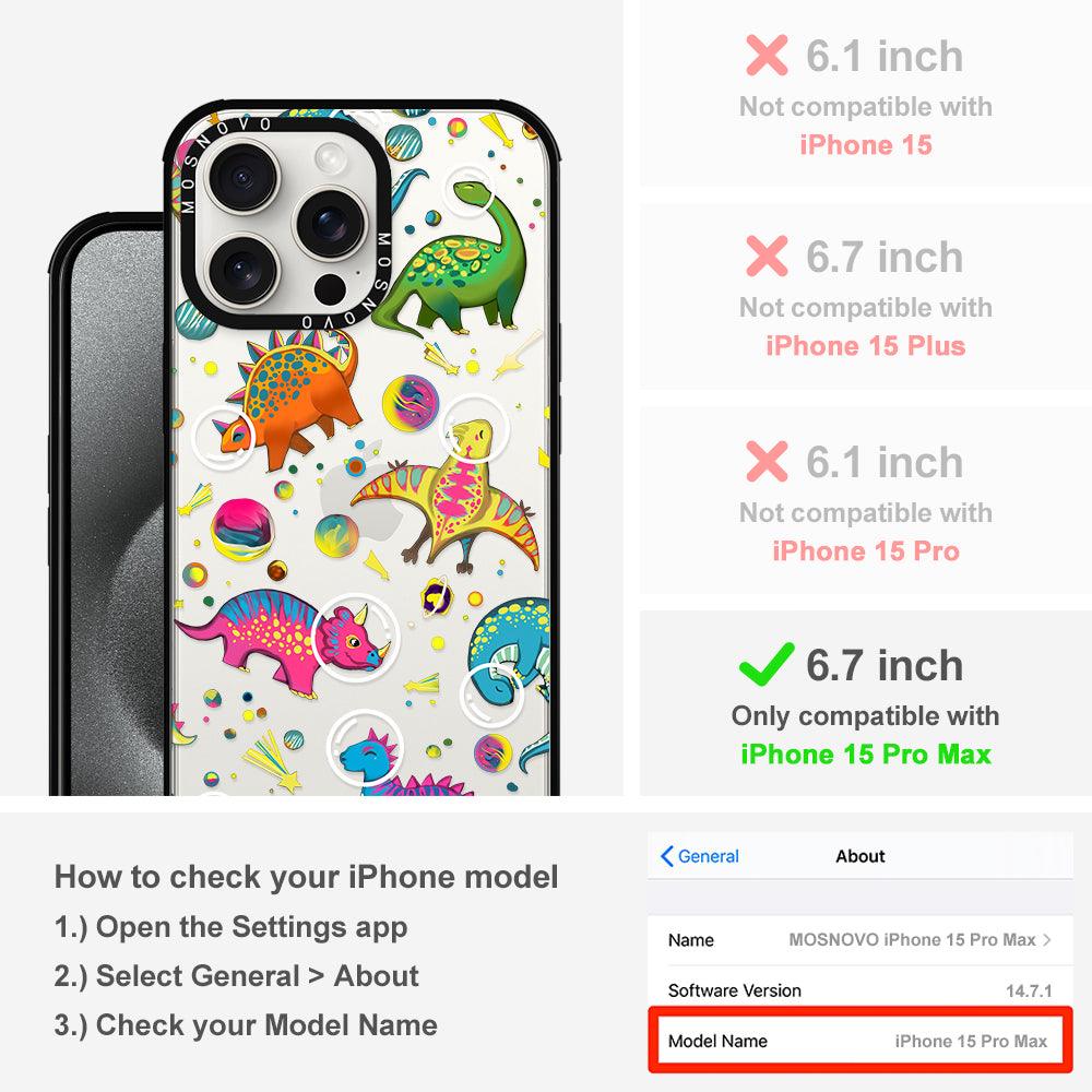 Dinosaur Planet Phone Case - iPhone 15 Pro Max Case - MOSNOVO