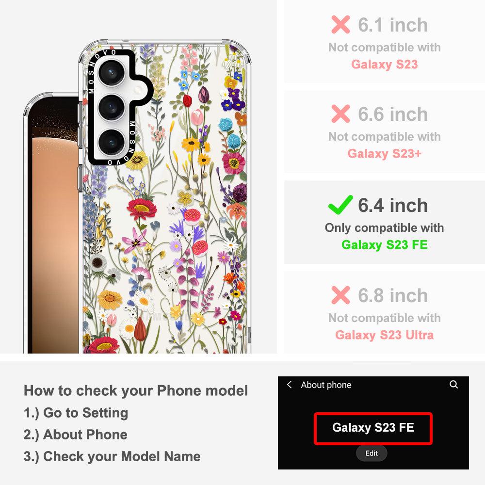 Wildflower Meadow Phone Case - Samsung Galaxy S23 FE Case