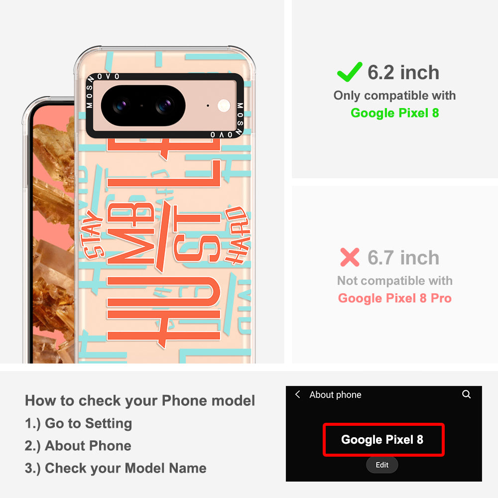 Hustle Phone Case - Google Pixel 8 Case - MOSNOVO