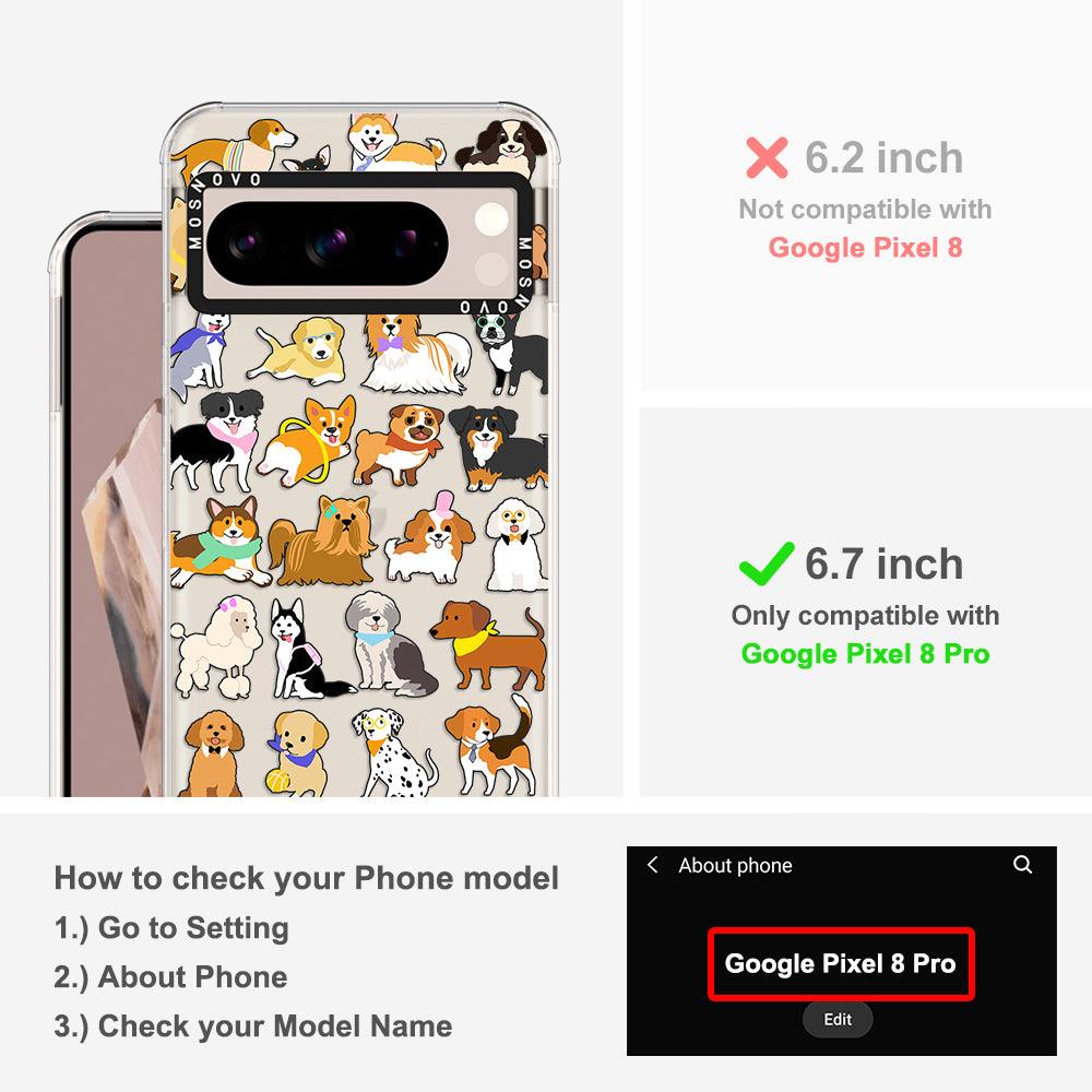 Cute Puppy Phone Case - Google Pixel 8 Pro Case