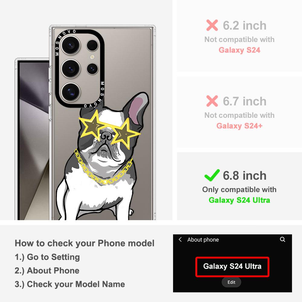 Cool French Bulldog Phone Case - Samsung Galaxy S24 Ultra Case - MOSNOVO