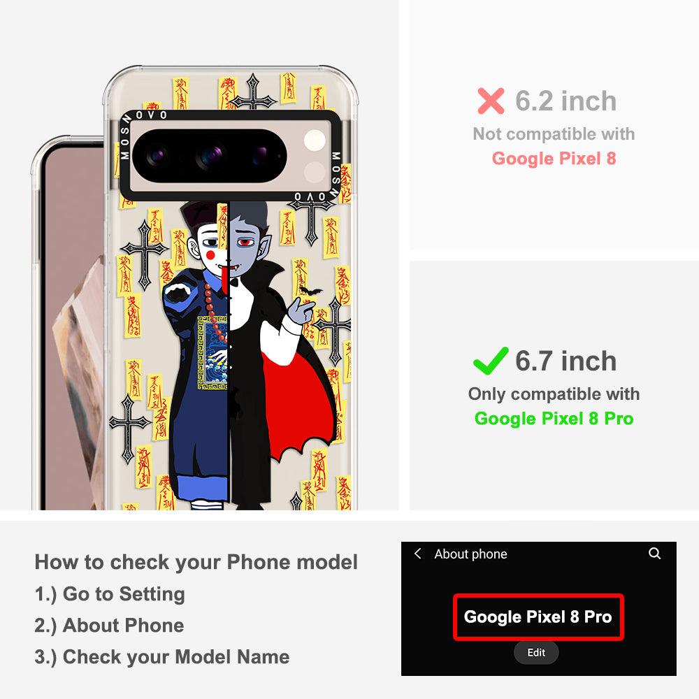 Vampire Vs Jiangshi Phone Case - Google Pixel 8 Pro Case - MOSNOVO