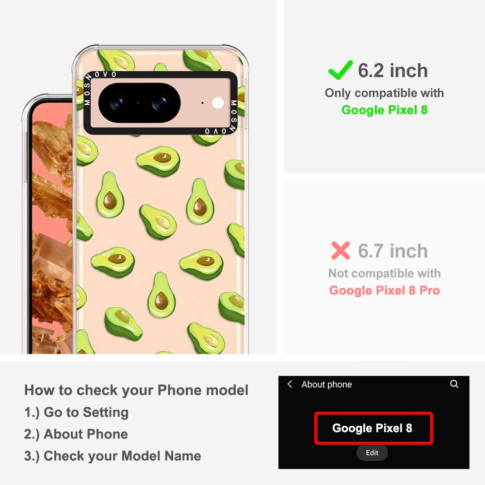 Fleshy Avocado Phone Case - Google Pixel 8 Case - MOSNOVO