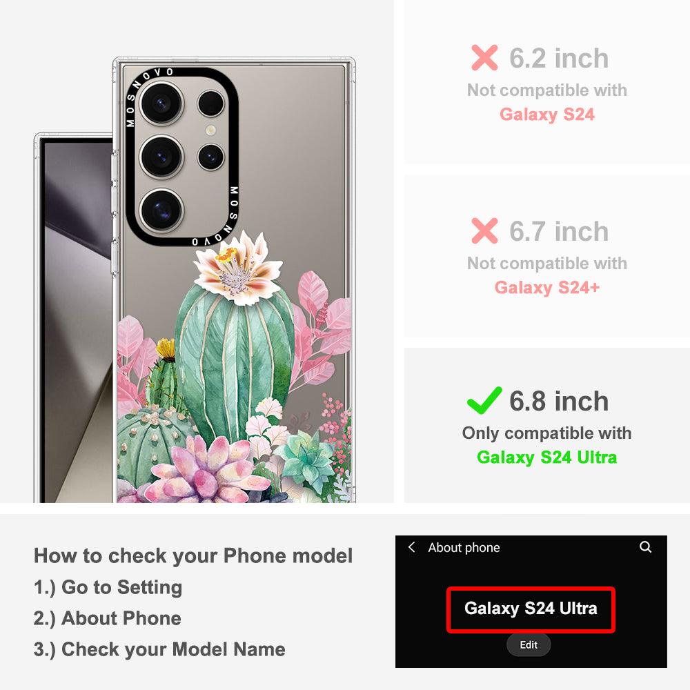 Cactaceae Phone Case - Samsung Galaxy S24 Ultra Case - MOSNOVO