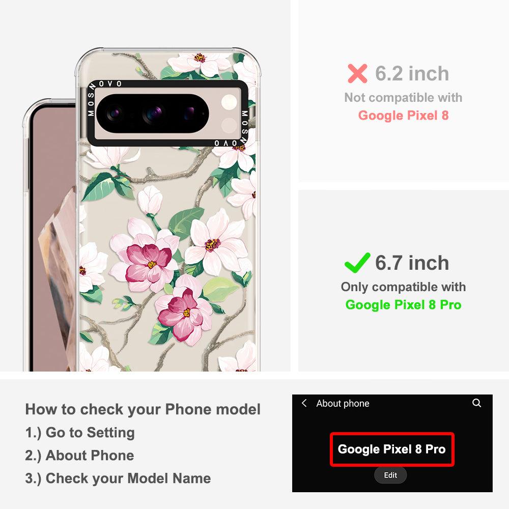 Magnolia Phone Case - Google Pixel 8 Pro Case - MOSNOVO