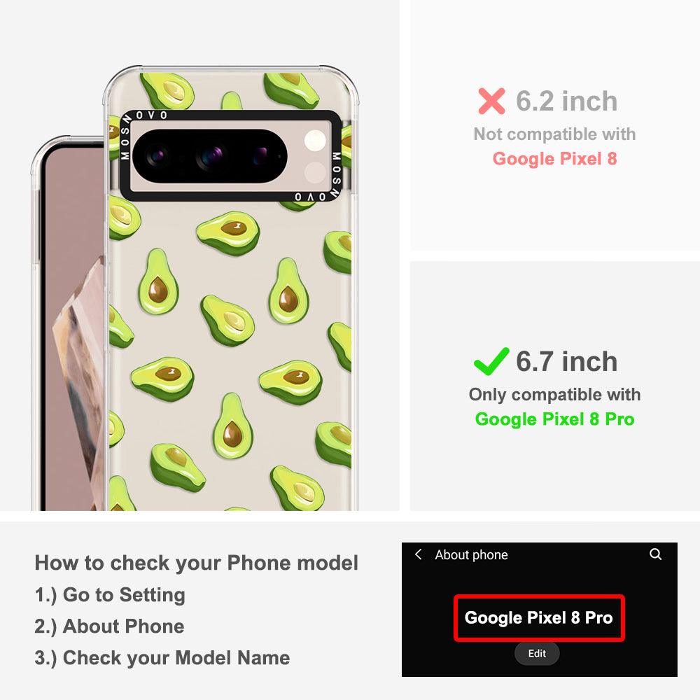 Fleshy Avocado Phone Case - Google Pixel 8 Pro Case - MOSNOVO