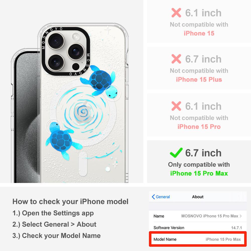 Space Turtle Phone Case - iPhone 15 Pro Max Case - MOSNOVO