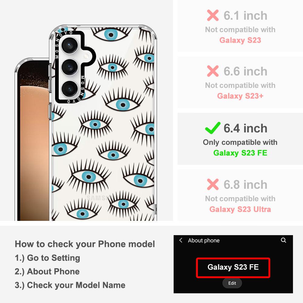 Evil Eye Phone Case - Samsung Galaxy S23 FE Case