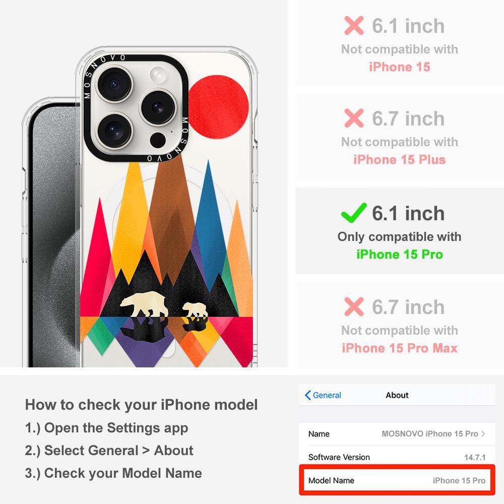 MAMA Bear Phone Case - iPhone 15 Pro Case - MOSNOVO