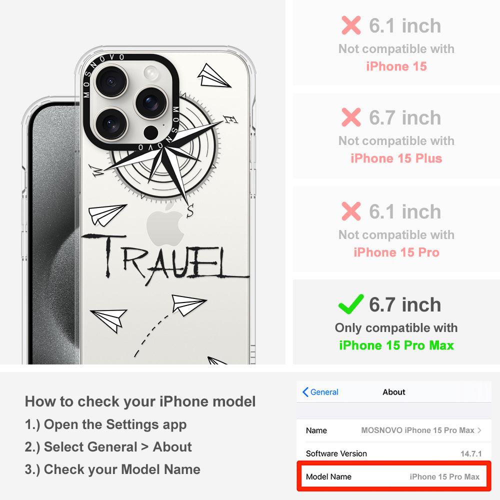 Traveller Phone Case - iPhone 15 Pro Max Case - MOSNOVO