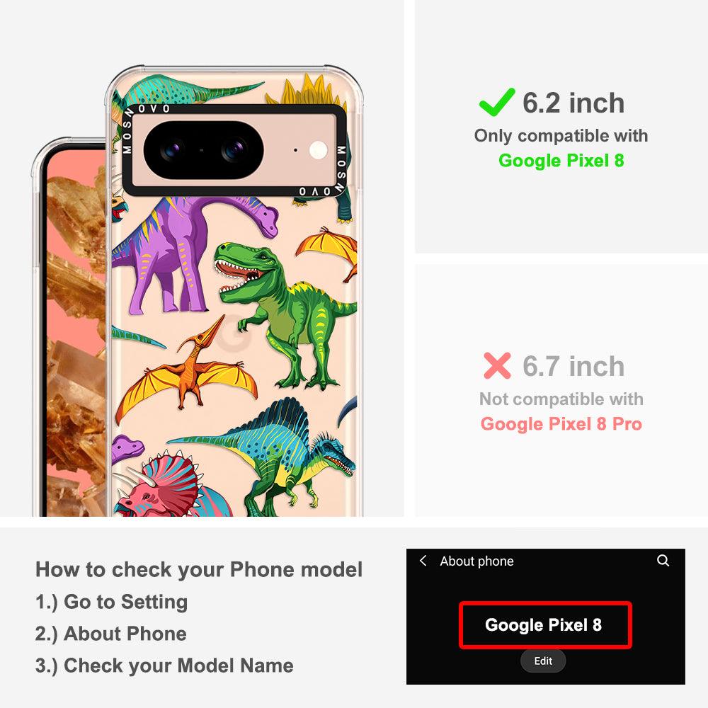 Dinosaur World Phone Case - Google Pixel 8 Case - MOSNOVO