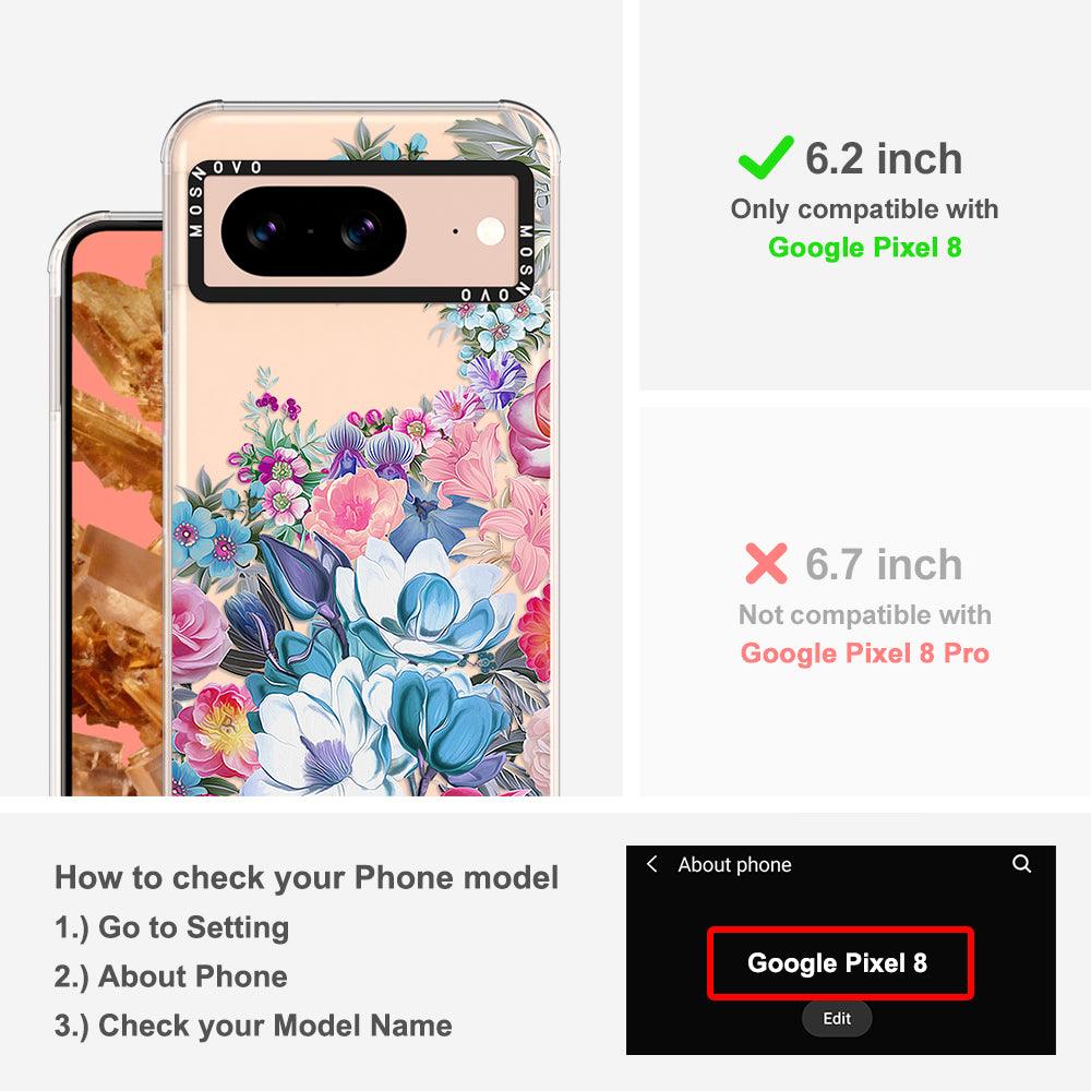 Magnolia Flower Phone Case - Google Pixel 8 Case - MOSNOVO