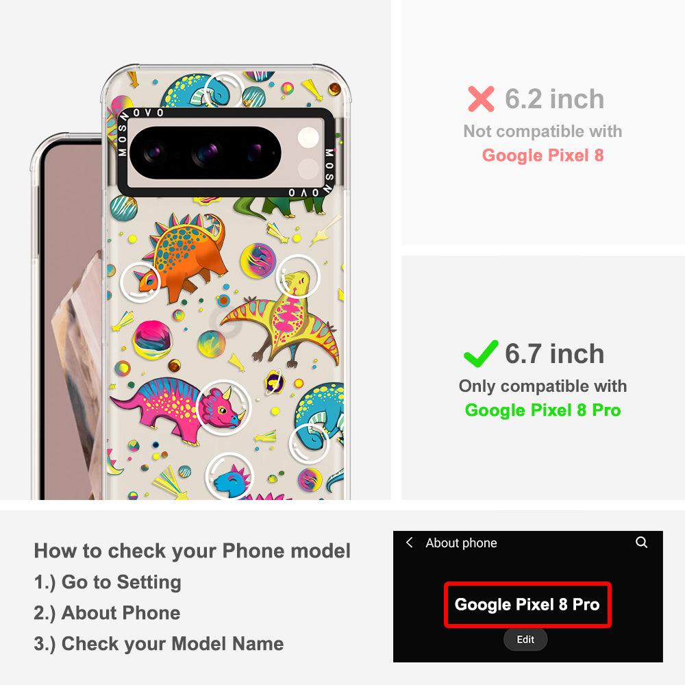 Dinosaur Planet Phone Case - Google Pixel 8 Pro Case - MOSNOVO