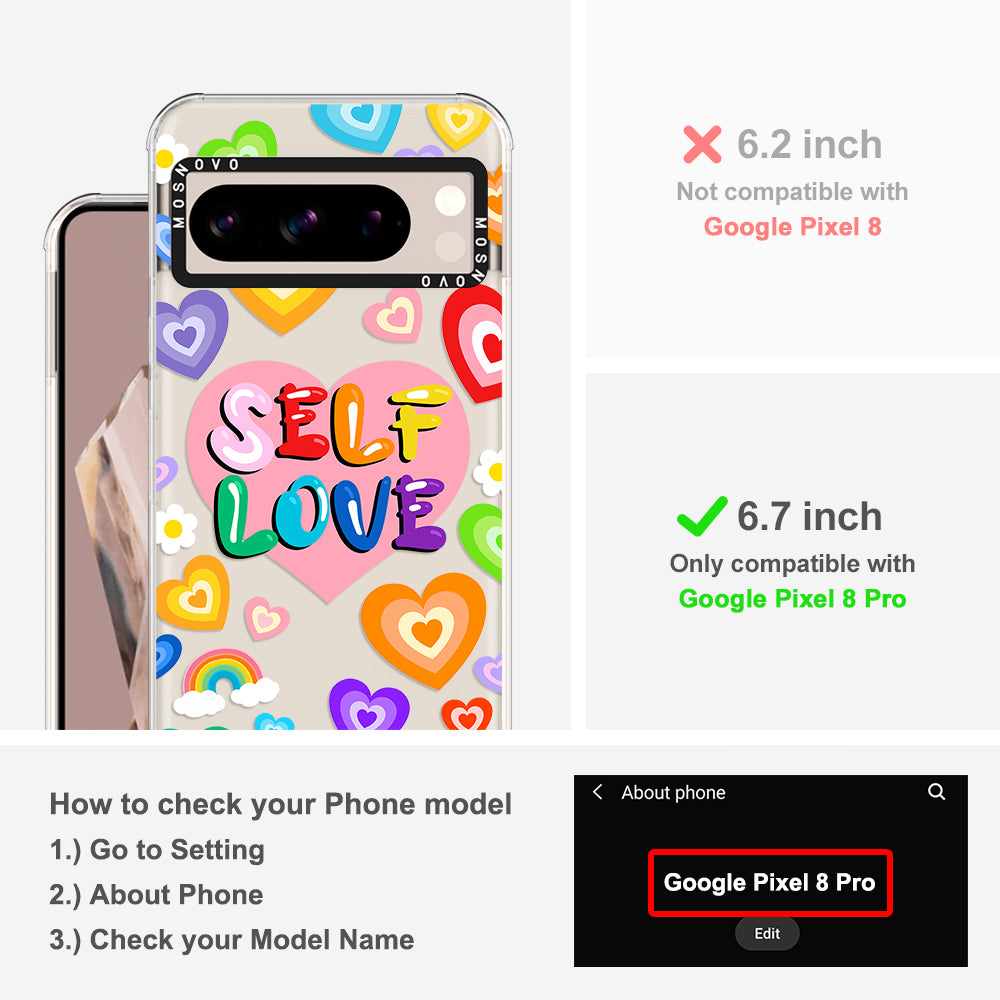 Self Love Phone Case - Google Pixel 8 Pro Case - MOSNOVO