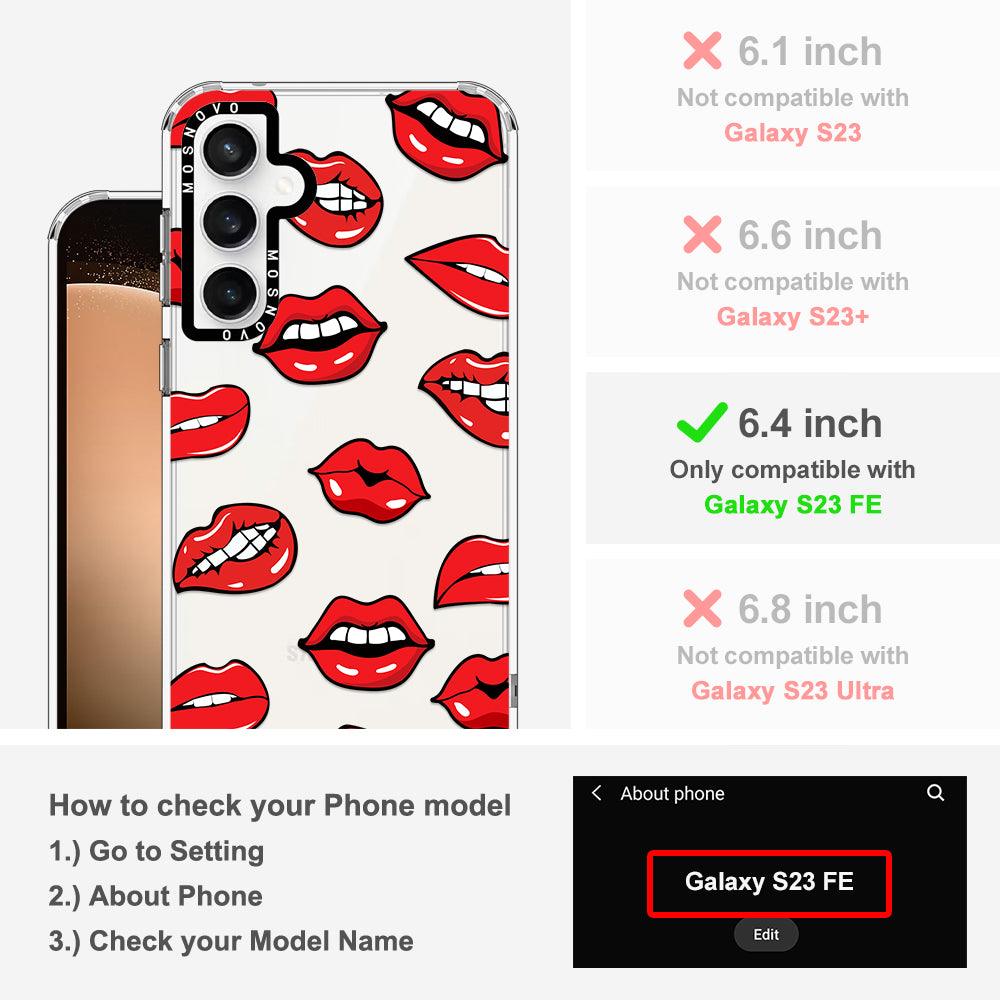 Hot Lips Phone Case - Samsung Galaxy S23 FE Case