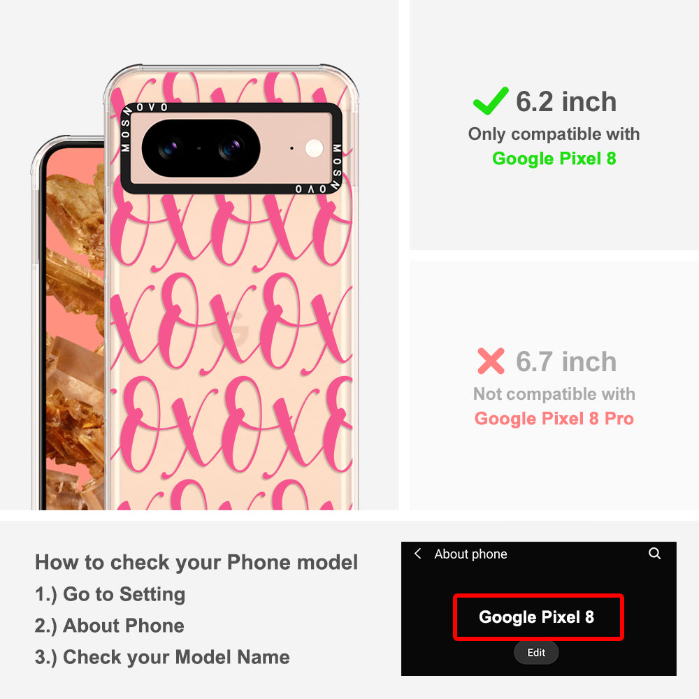 XOXO Phone Case - Google Pixel 8 Case - MOSNOVO