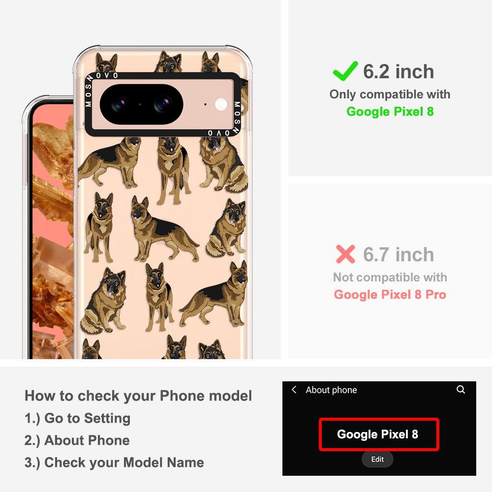 Shepherd Dog Phone Case - Google Pixel 8 Case