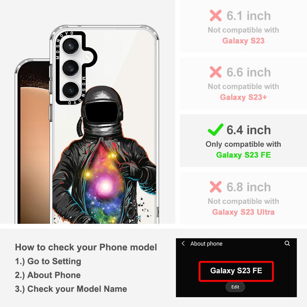 Mystery Astronaut Phone Case - Samsung Galaxy S23 FE Case