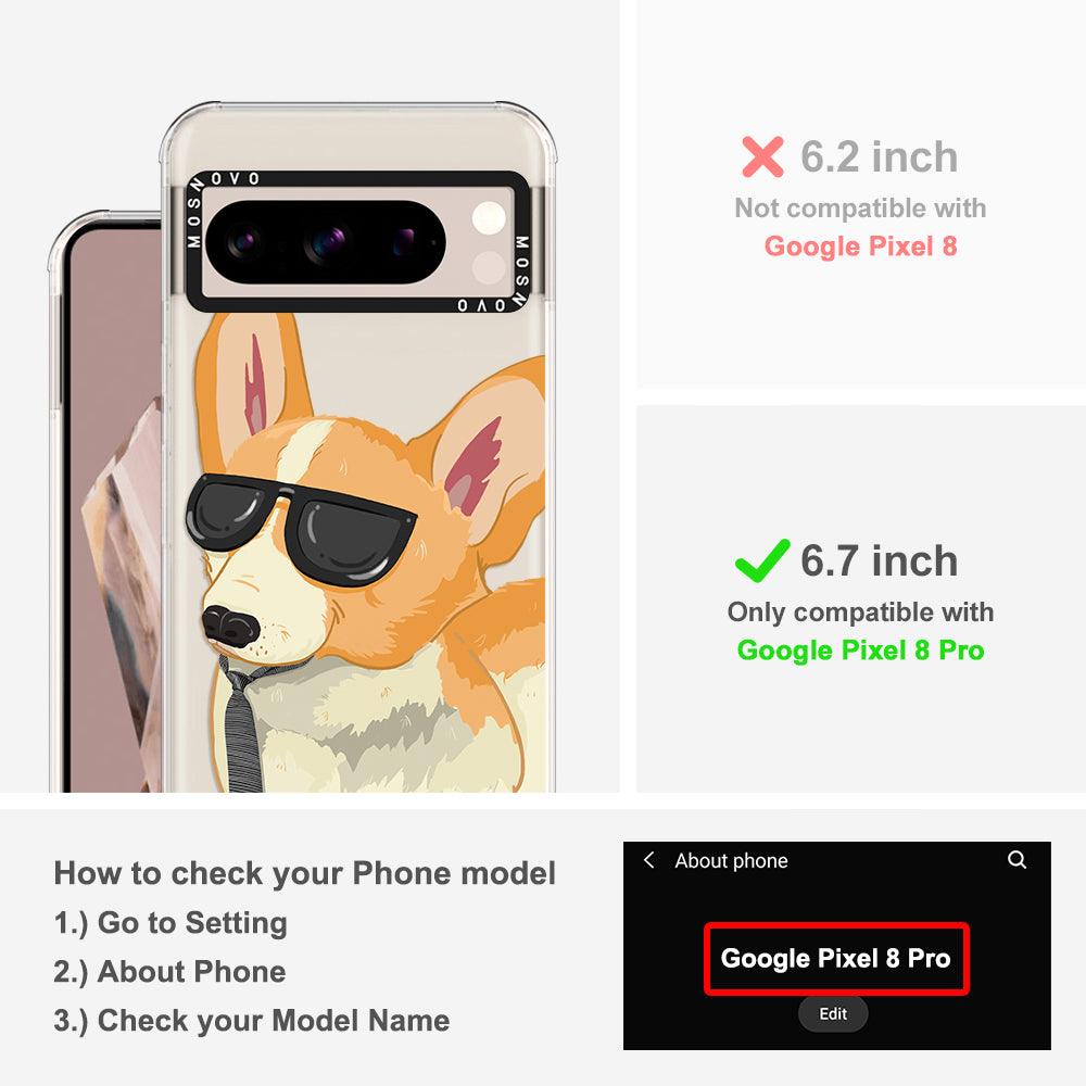 Fluffy Corgi Phone Case - Google Pixel 8 Pro Case - MOSNOVO