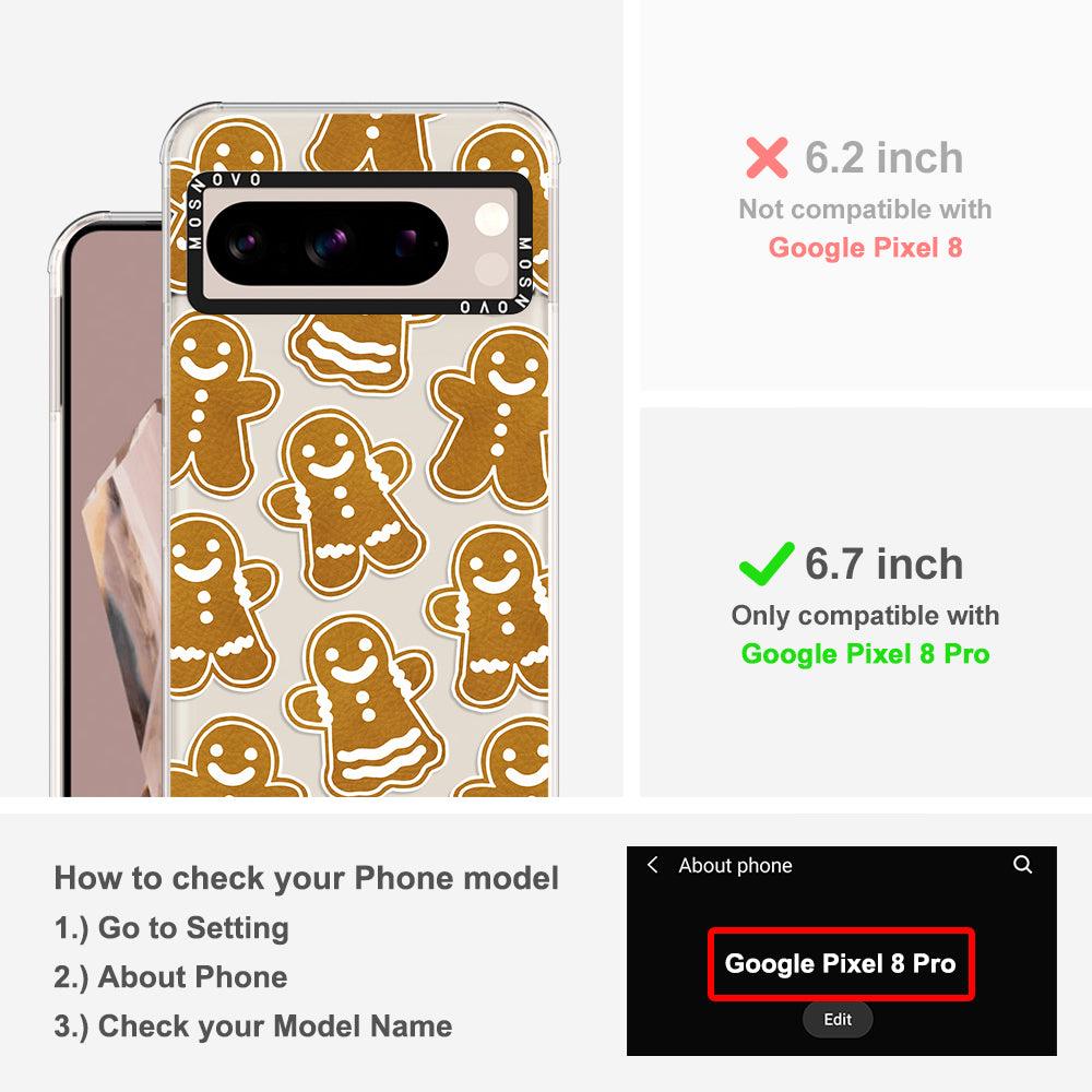 Ginger Breadman Phone Case - Google Pixel 8 Pro Case - MOSNOVO