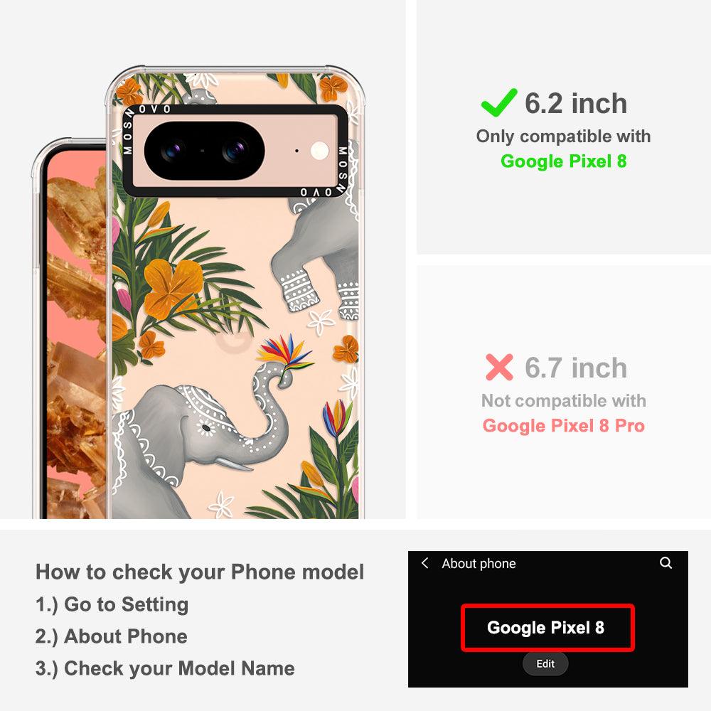 Elephant Phone Case - Google Pixel 8 Case - MOSNOVO