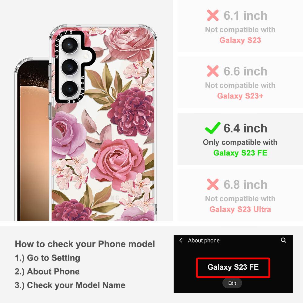 Blossom Flower Floral Phone Case - Samsung Galaxy S23 FE Case