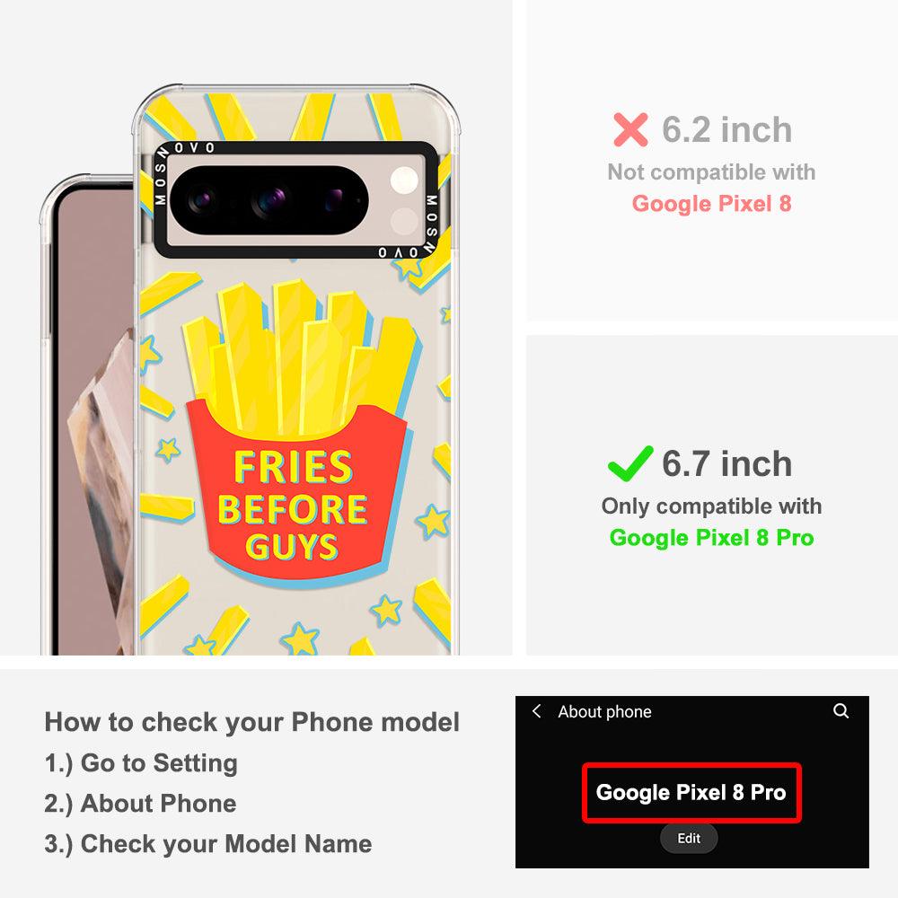 Fries Before Guys Phone Case - Google Pixel 8 Pro Case - MOSNOVO