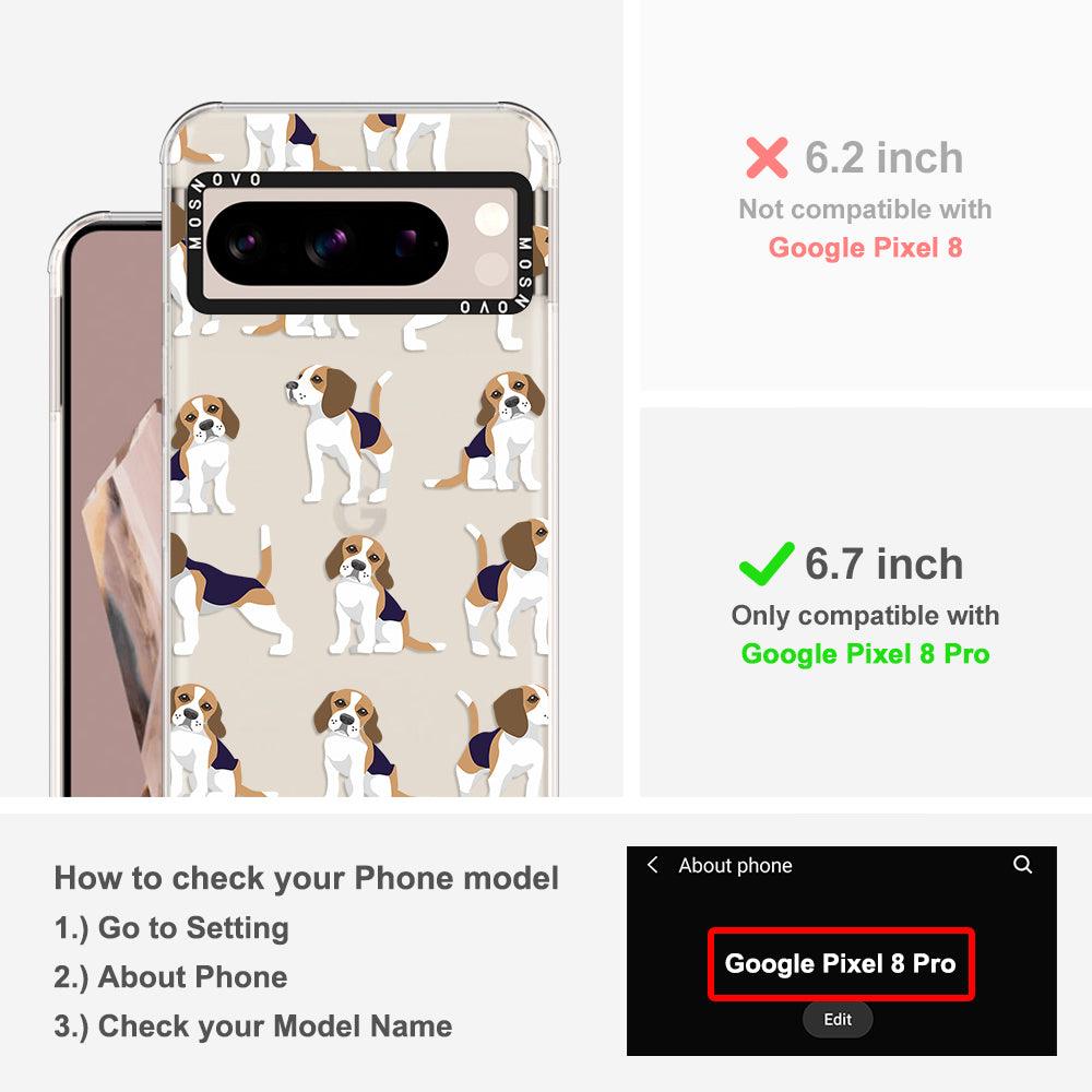 Cute Beagles Phone Case - Google Pixel 8 Pro Case - MOSNOVO