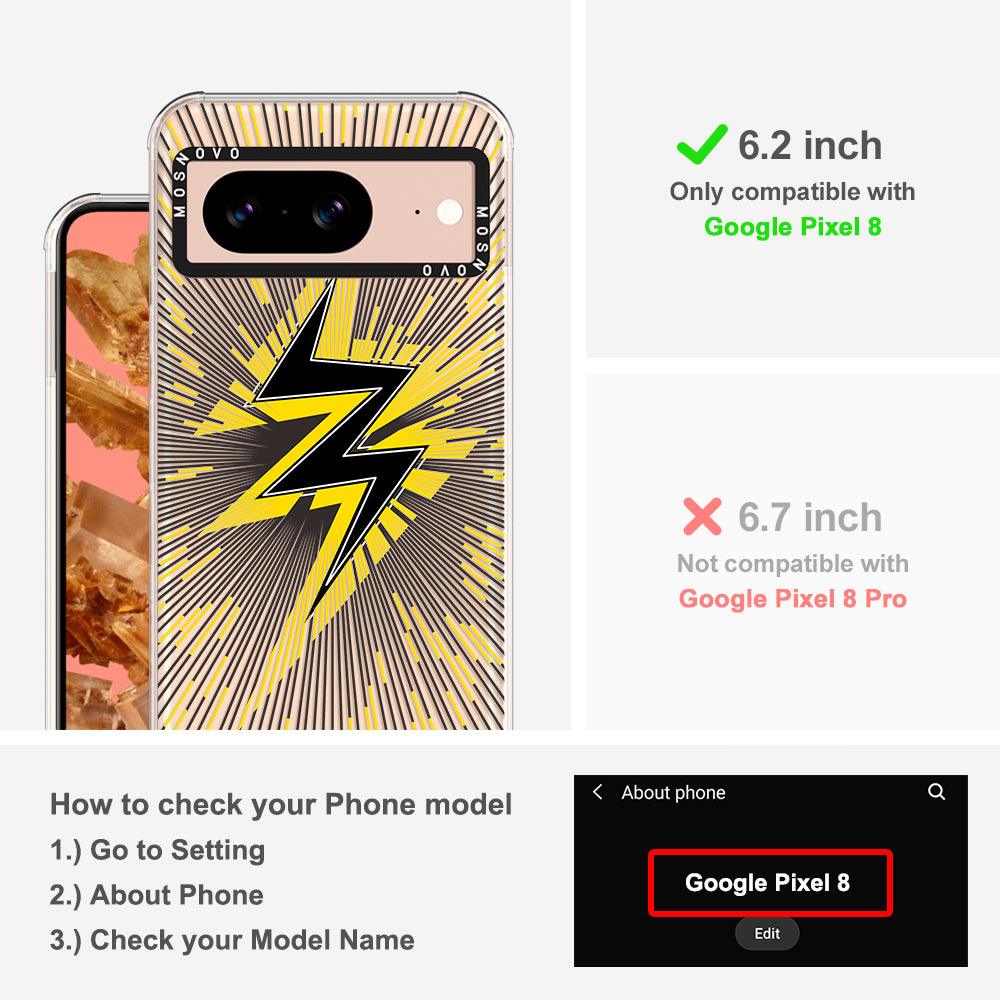 Lightning Bolt Phone Case - Google Pixel 8 Case - MOSNOVO