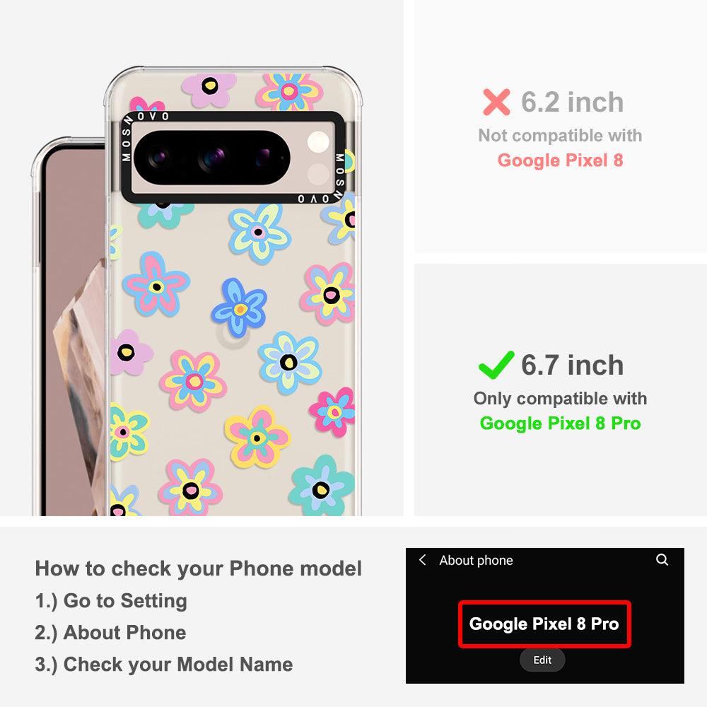 Groovy Flower Phone Case - Google Pixel 8 Pro Case