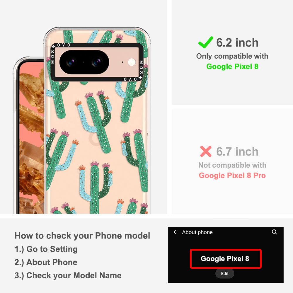 Cactus Phone Case - Google Pixel 8 Case - MOSNOVO