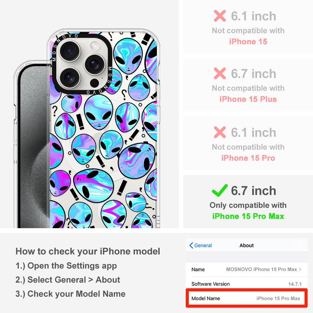 Alien Phone Case - iPhone 15 Pro Max Case - MOSNOVO