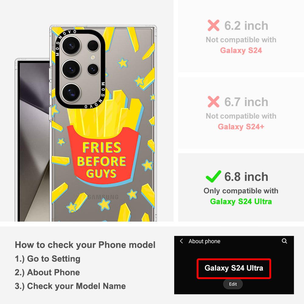 Fries Before Guys Phone Case - Samsung Galaxy S24 Ultra Case - MOSNOVO