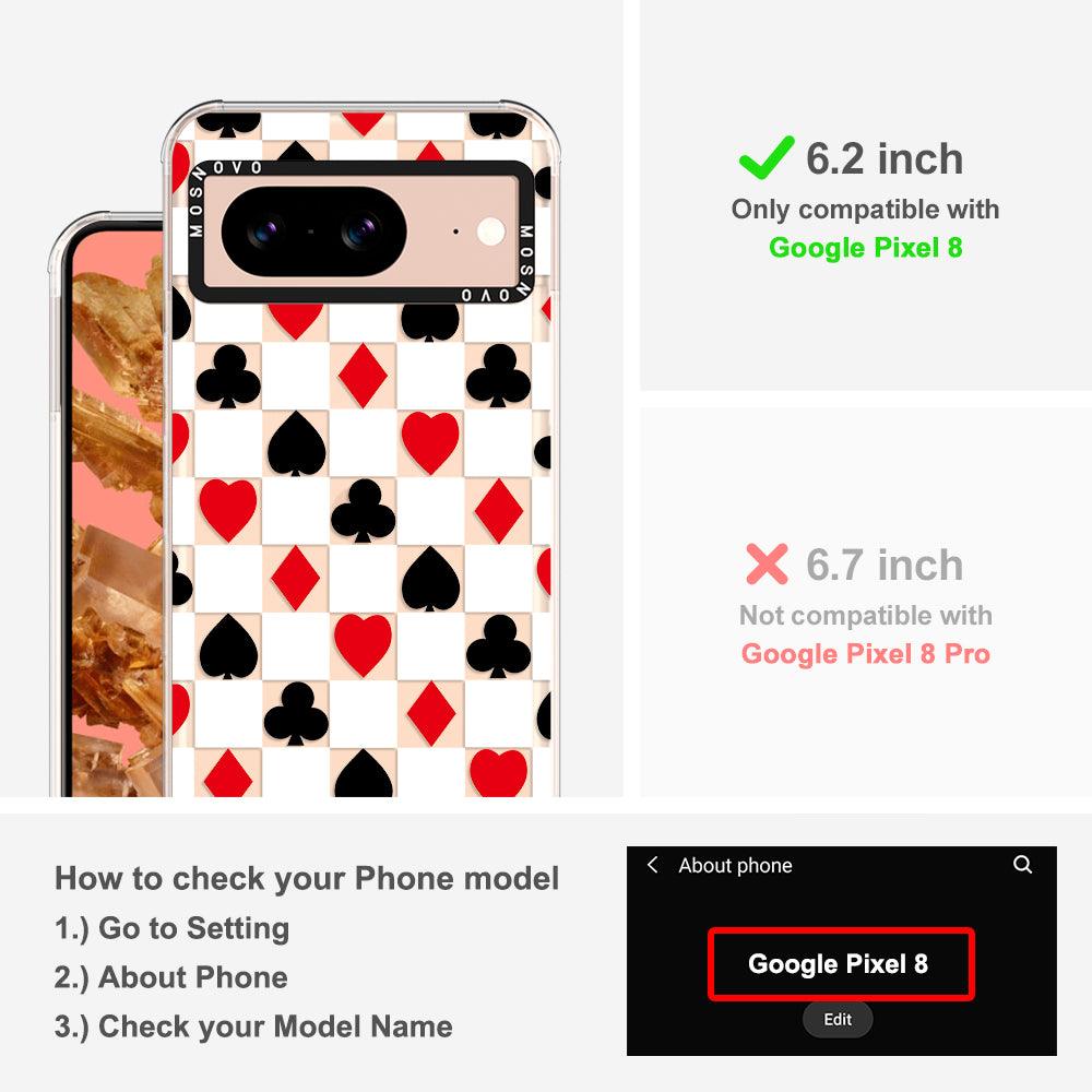 Checker Poker Phone Case - Google Pixel 8 Case