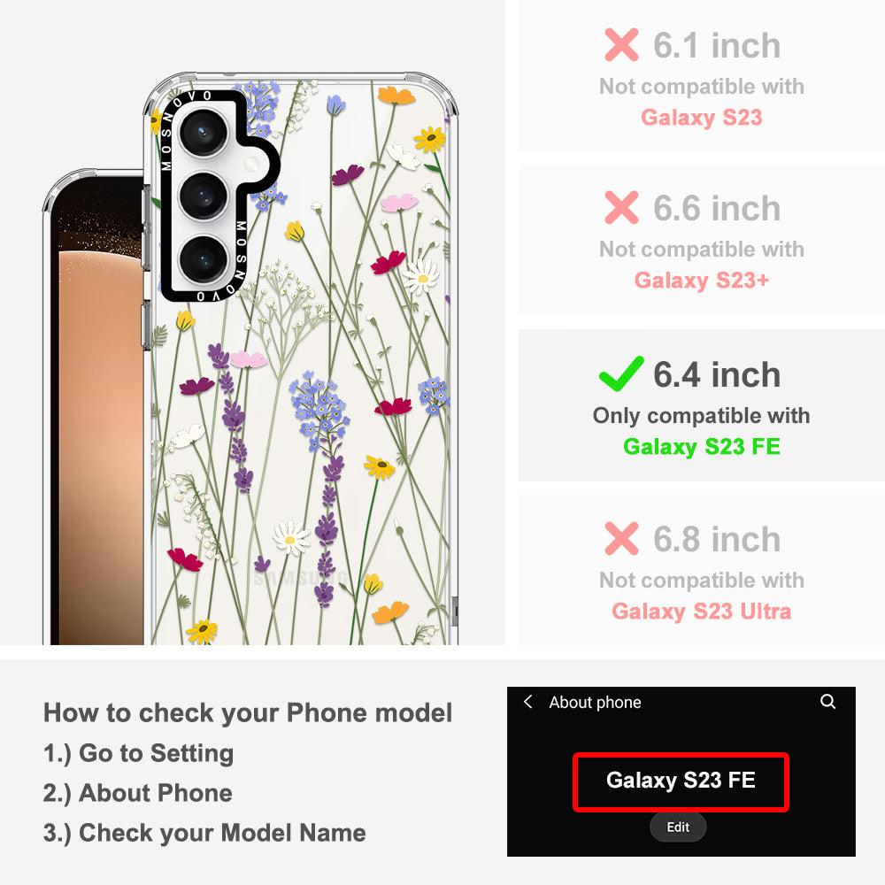 Floral Garden Phone Case - Samsung Galaxy S23 FE Case