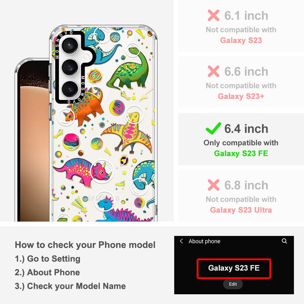 Dinosaur Planet Phone Case - Samsung Galaxy S23 FE Case