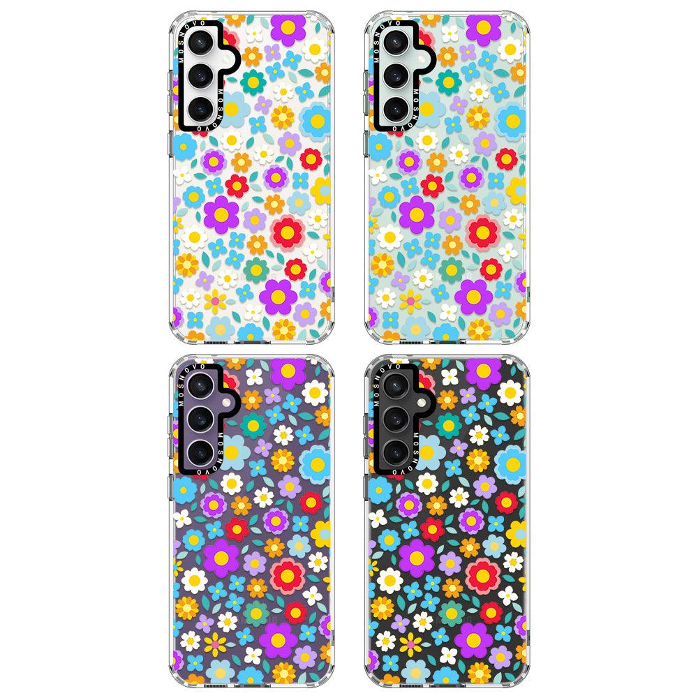 Groovy Floral Phone Case - Samsung Galaxy S23 FE Case