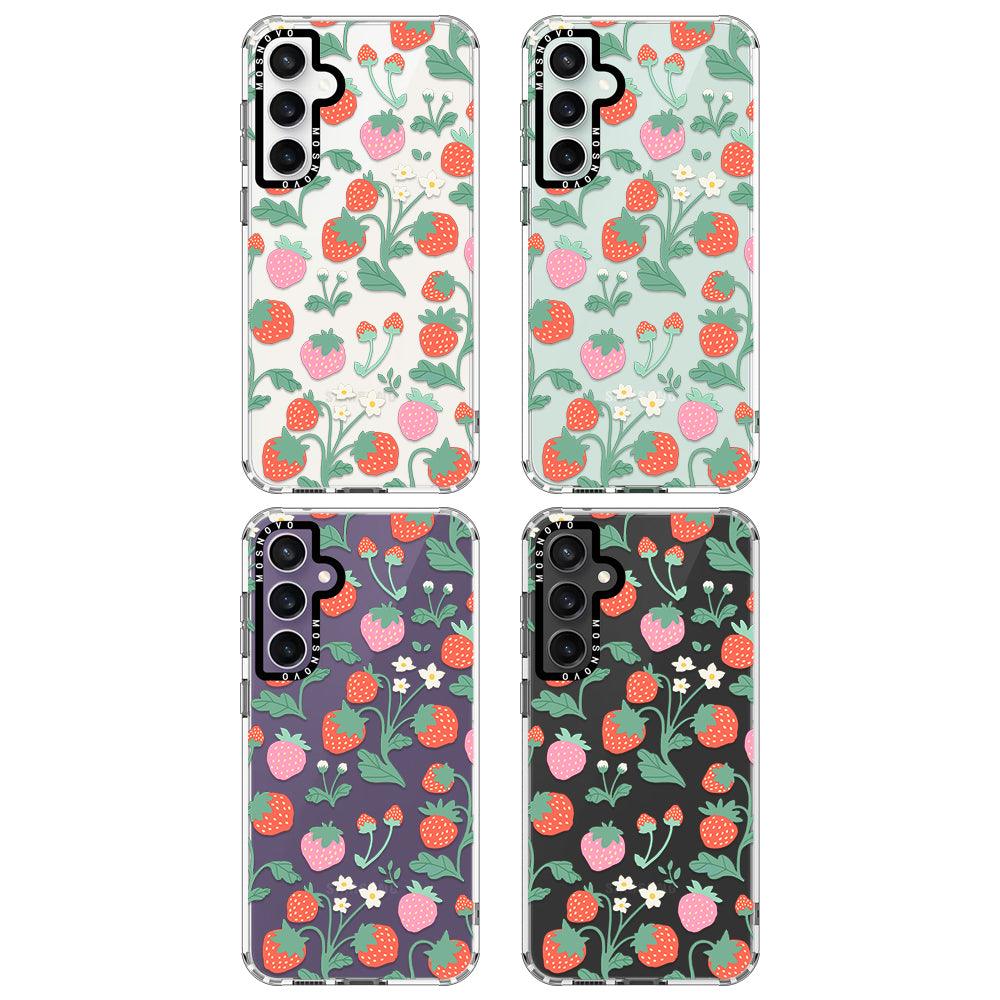 Strawberry Garden Phone Case - Samsung Galaxy S23 FE Case