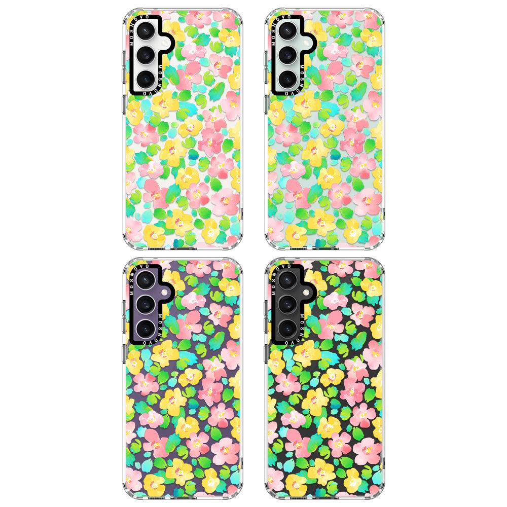 Watercolor Flower Phone Case - Samsung Galaxy S23 FE Case