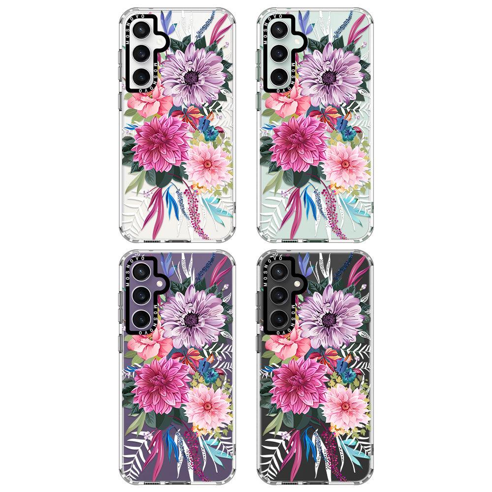 Dahlia Bloom Phone Case - Samsung Galaxy S23 FE Case