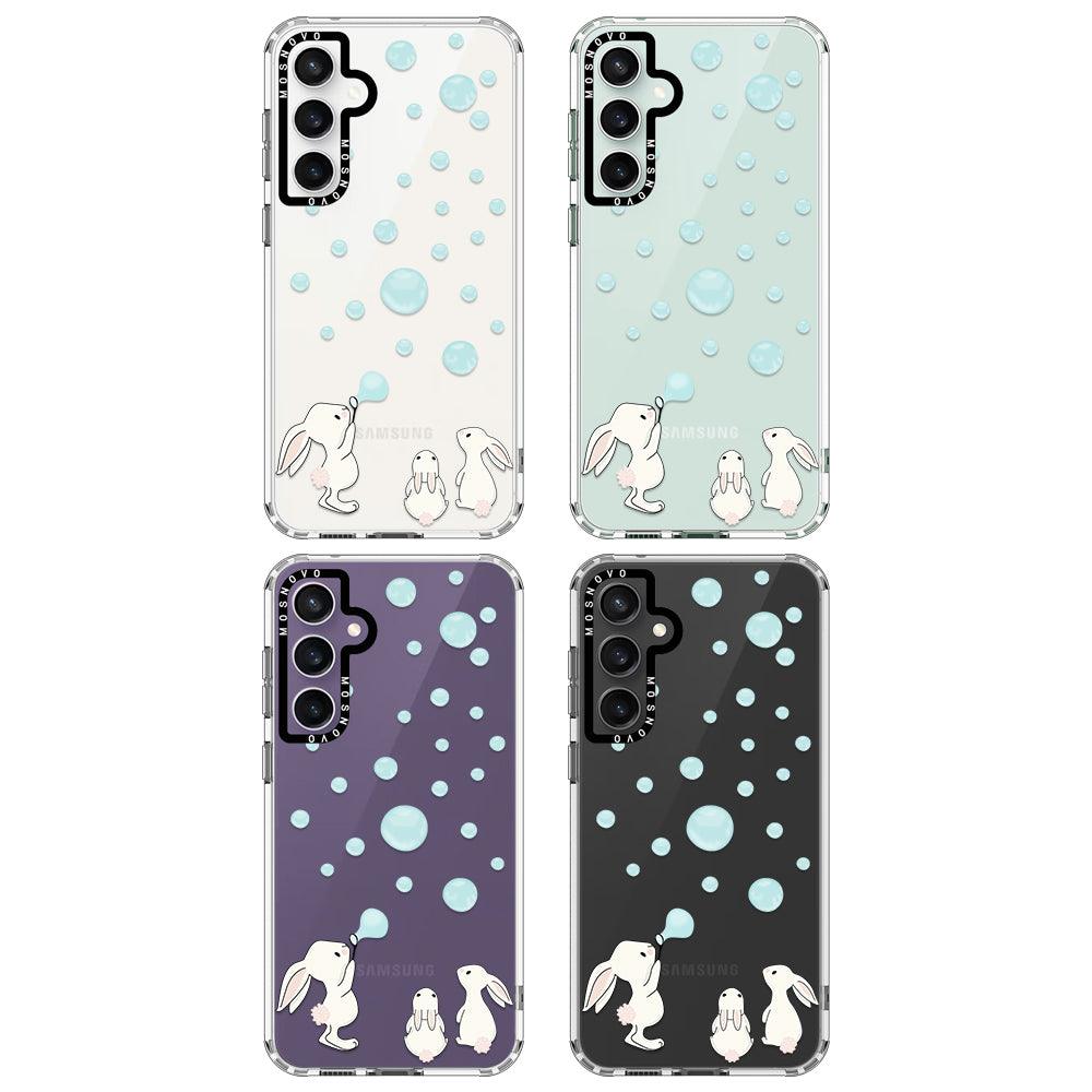 Bunny Blow Bubble Phone Case - Samsung Galaxy S23 FE Case