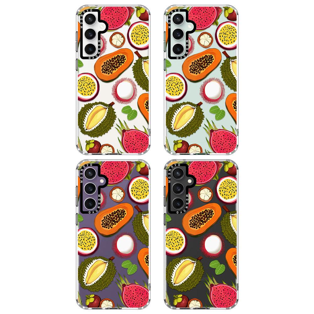 Tropical Fruits Phone Case - Samsung Galaxy S23 FE Case