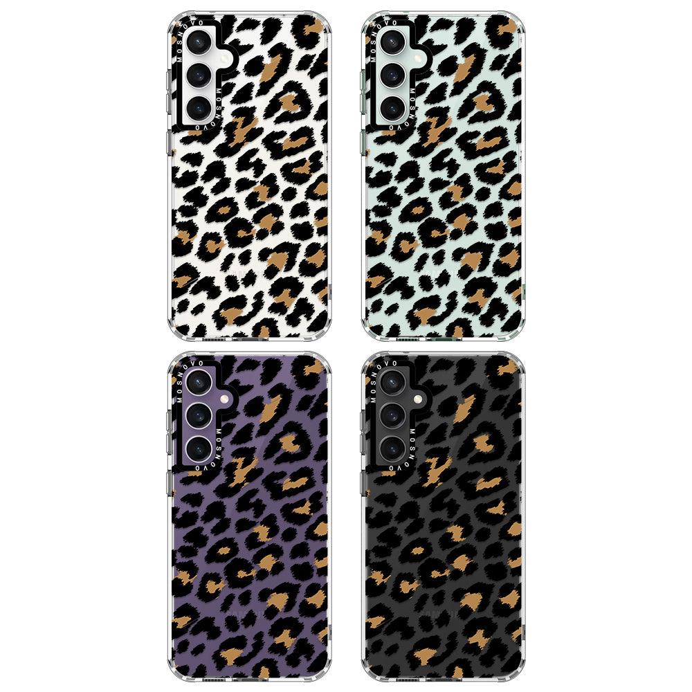 Leopard Print Phone Case - Samsung Galaxy S23 FE Case