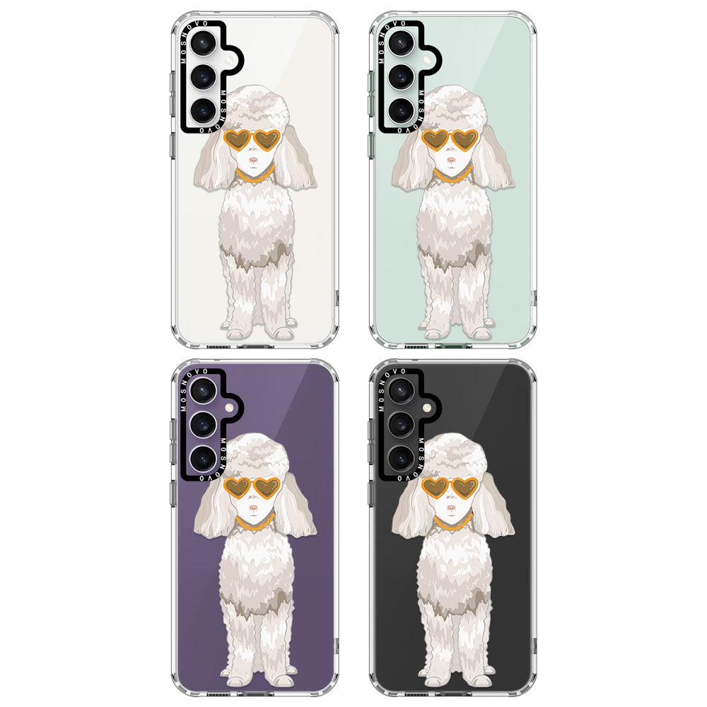 Elegant Poodle Phone Case - Samsung Galaxy S23 FE Case