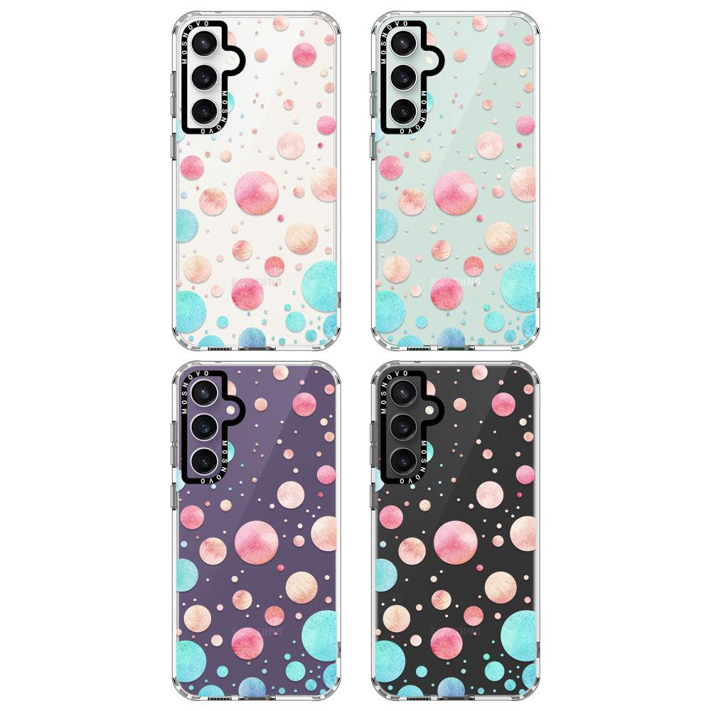 Watercolor Polka Dot Phone Case - Samsung Galaxy S23 FE Case